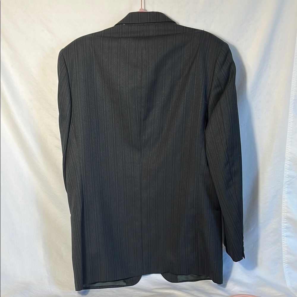 Yves Saint Laurent Black Sport Coat Tailored Fit Notched Lapels - Picture 3 of 9